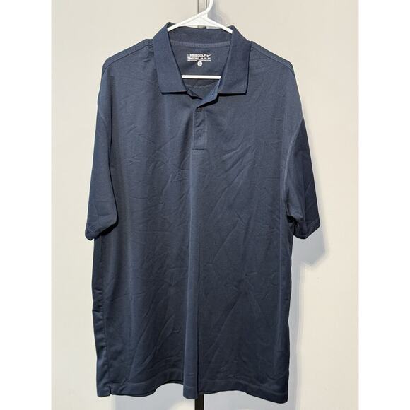 Nike Golf Tour Performance Polo Shirt Mens XXL Navy Blue Dri Fit Short Sleeve - Picture 1 of 3